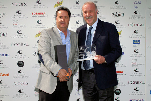 Dr. Martin y Vicente del Bosque - Torneo Benéfico de Padel - FUNDACION CLÍNICA MENORCA